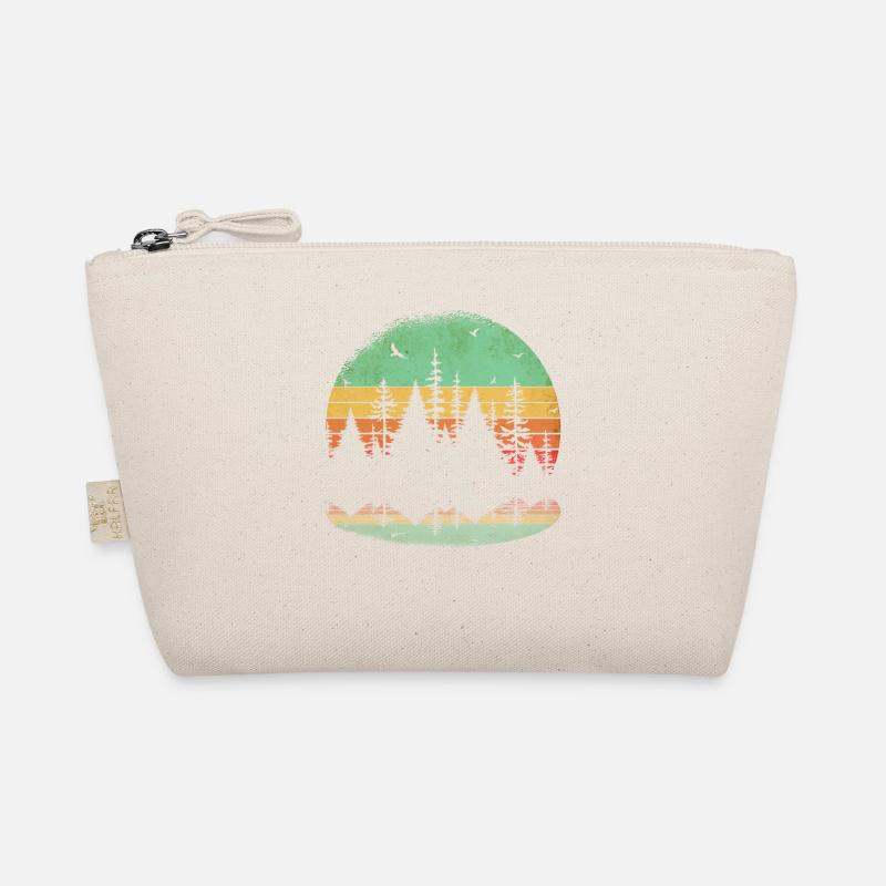 Retro Forest Outdoor Hiking Nature Organic Pouch