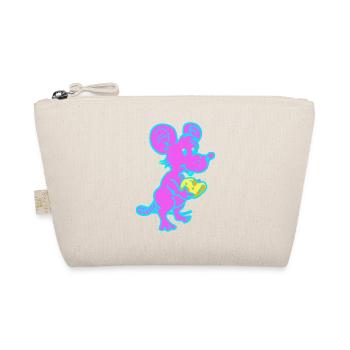 Mouse Rodent Cheese Children Toddler Baby Rodent Animal - Organic Pouch - nature - Front