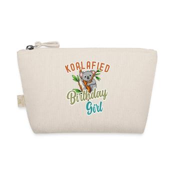 Koalafied Birthday Girls Qualified Pun Cute and Fu - Organic Pouch - nature - Front