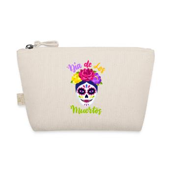 Dia-de-los-Muertos, La-Catrina, Crâne de sucre - Trousse biologique - nature - Devant