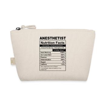 eat anesthesiologist repeat sleep laboratory - Organic Pouch - nature - Front