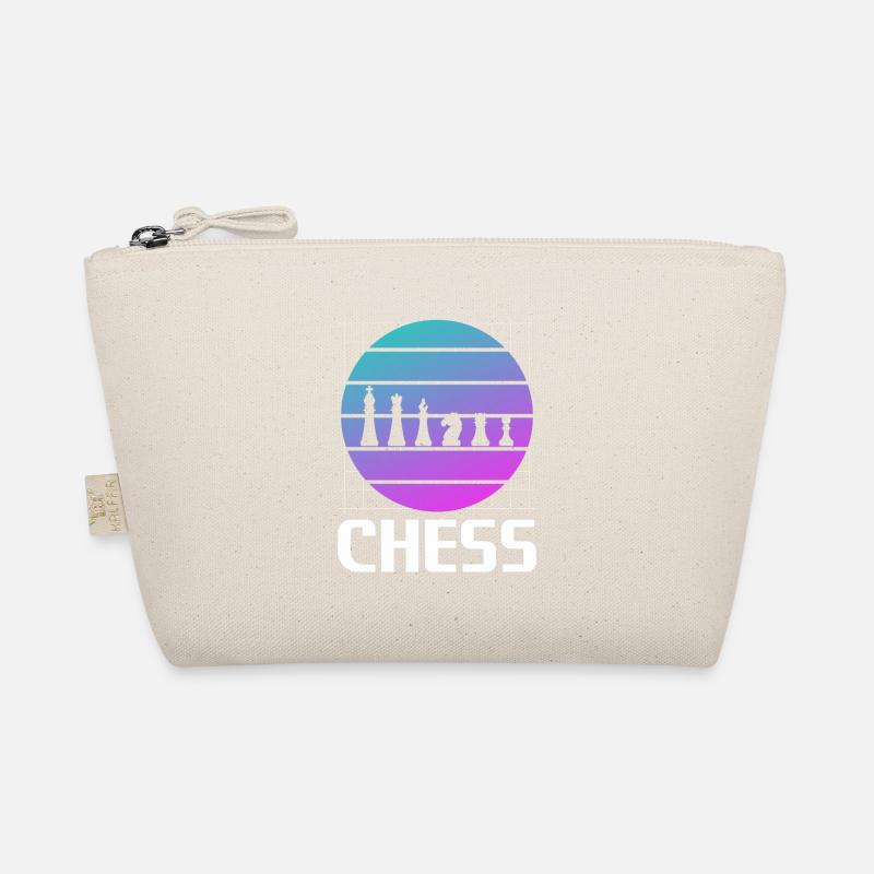 Jeu de société retro vintage classic chess player Trousse biologique