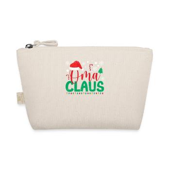 Grandma Claus Santa Funny Grandma Christmas Pajamas - Organic Pouch - nature - Front