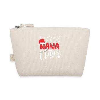 Weihnachtsmannmütze Lustige passende Familie - Bio-Täschchen - Natur - Vorne