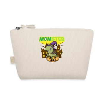 Momster Monster Mom Scary Halloween Mommy Costume - Organic Pouch - nature - Front