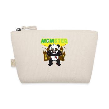 Momster Monster Mom Scary Halloween Mommy Costume - Organic Pouch - nature - Front