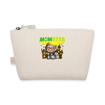 Momster Monster Mom Scary Halloween Mommy Costume - Organic Pouch - nature - Front