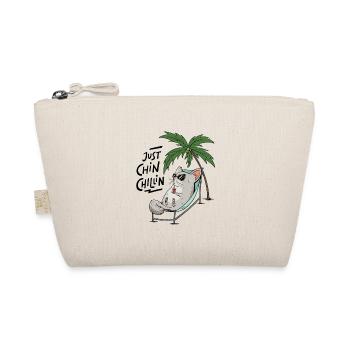 Just Chin Chillin Design for a Chinchilla - Organic Pouch - nature - Front