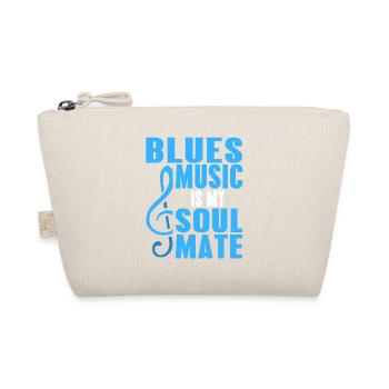 Cool Retro Blues Music Is My Soulmate T-Shirt - Organic Pouch - nature - Front