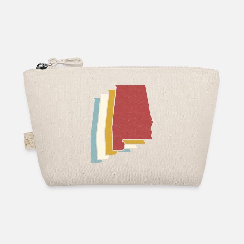 US State - Vintage Map Alabama Organic Pouch
