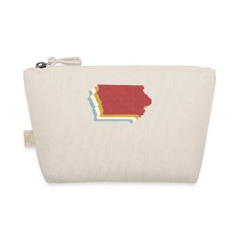 État des États-Unis - Carte vintage Iowa - Trousse biologique - nature - Devant