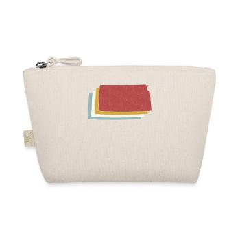 USA State - Vintage Map Kansas - Organic Pouch - nature - Front