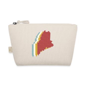 USA State - Vintage Map Maine - Organic Pouch - nature - Front