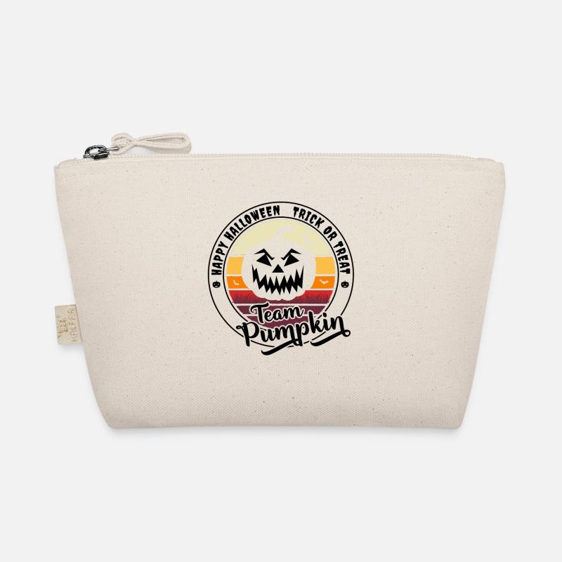 Happy Halloween Team Kürbis "Süßes oder Saures" Bio-Täschchen