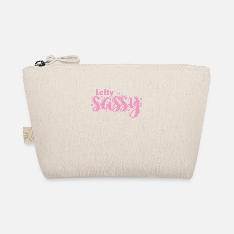 Lefty Sassy Left-handers write habit Organic Pouch