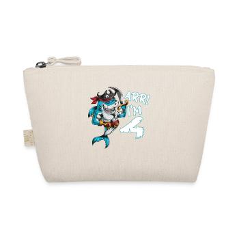 Anniversaire quatre ans requin pirate costume ARR J’ai 4 ans - Trousse biologique - nature - Devant
