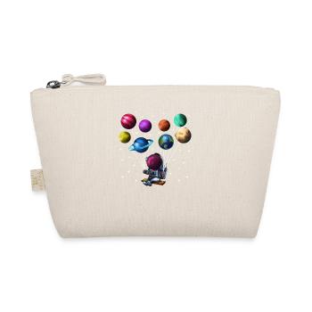 Solar system astronaut with planets as balloons - Organic Pouch - nature - Front