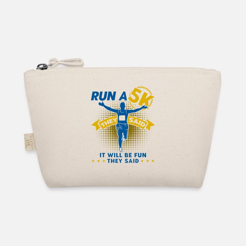 Half Marathon Running Jogger Gift Organic Pouch