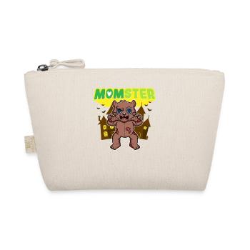 Momster Monster Mom Scary Halloween Mommy Costume - Bio-Täschchen - Natur - Vorne