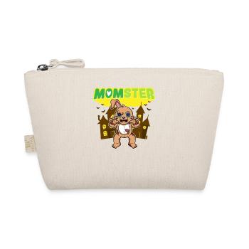 Momster Monster Mom Scary Halloween Mommy Costume - Bio-Täschchen - Natur - Vorne