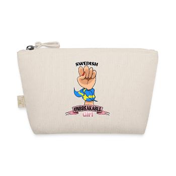 Swedish Girl Unbreakable I Swedish Heritage I - Organic Pouch - nature - Front