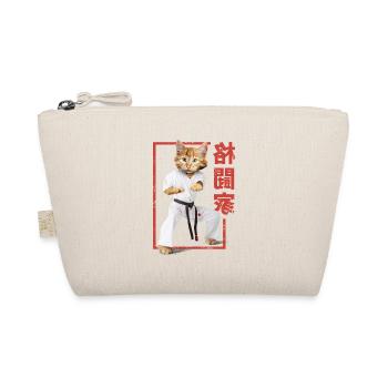 Martial Arts Martial Arts Karate Judo Cat - Organic Pouch - nature - Front
