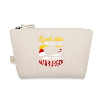 Egal Wie Geil Du Bist Ich Bin Marburger - Bio-Täschchen - Natur - Vorne