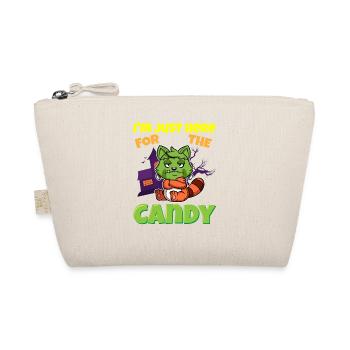 Je suis juste ici pour la bête d’Halloween effrayante de bonbons - Trousse biologique - nature - Devant
