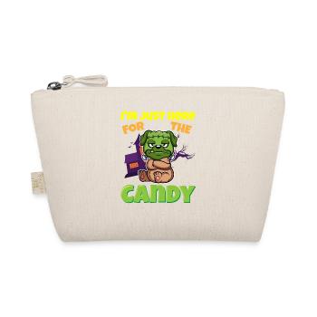 Je suis juste ici pour la bête d’Halloween effrayante de bonbons - Trousse biologique - nature - Devant