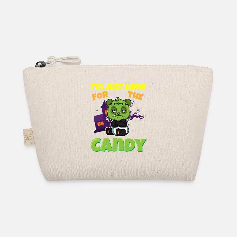 I'm Just Here For The Candy Scary Halloween Beast Bio-Täschchen