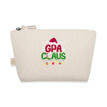 Santa Matching Family Grandpa Christmas Pyjamas Gpa - Organic Pouch - nature - Front