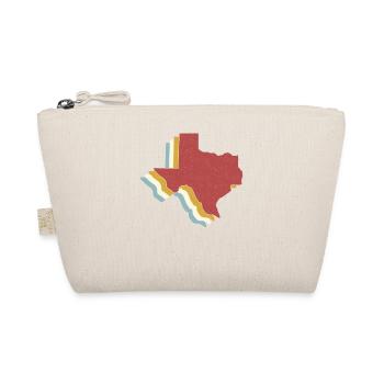US State - Vintage Map Texas - Organic Pouch - nature - Front