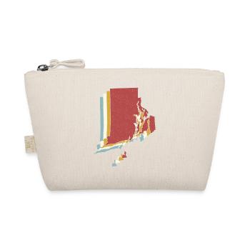 US State - Vintage Map Rhode Island - Organic Pouch - nature - Front