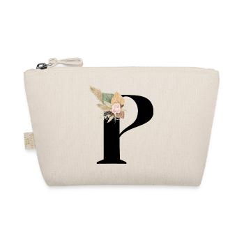 lettre P fleuris - Trousse biologique - nature - Devant