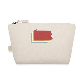 USA State - Vintage Map Pennsylvania - Organic Pouch - nature - Front