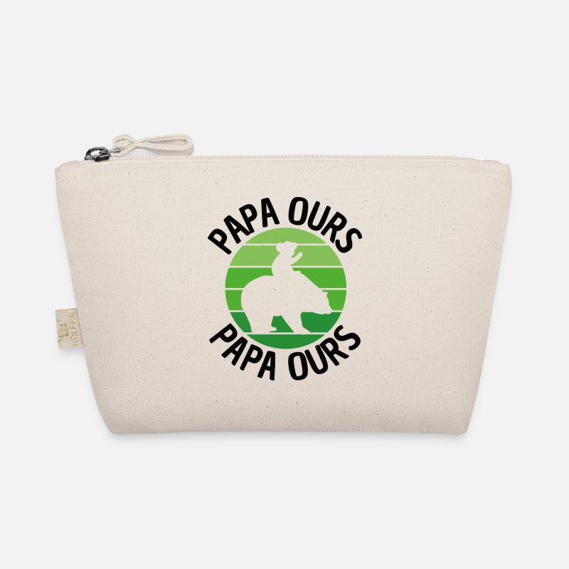 Daddy bear - Organic Pouch - nature