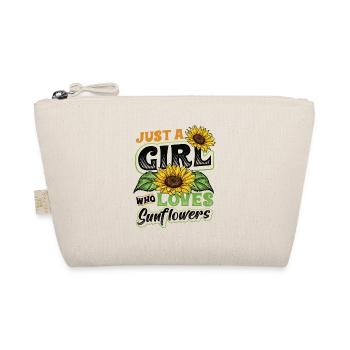 Juste une fille qui aime les tournesols - Trousse biologique - nature - Devant