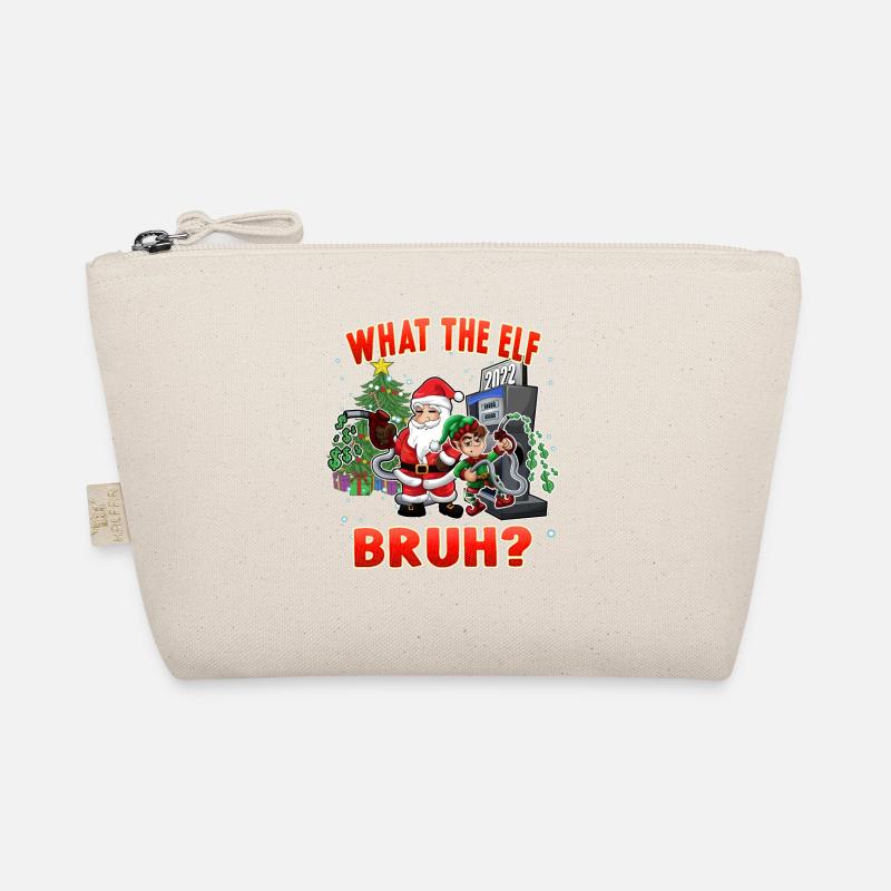Drôle de Père Noël et Elfe Ce que l’Elf Bruh Noël Trousse biologique
