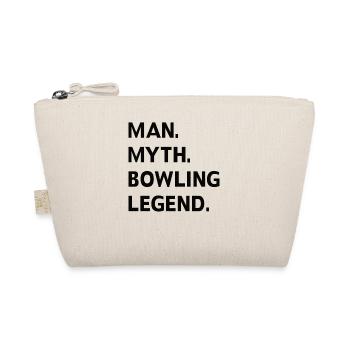 Bowling Cone Spareball Pins Ball Strike - Organic Pouch - nature - Front