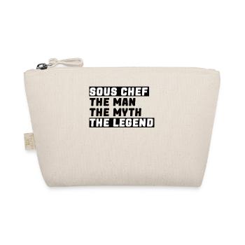 Chef Hat, Chef, Kitchen, Five stars, Gold, 5, - Organic Pouch - nature - Front