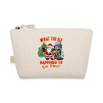 Drôle de Père Noël et Elfe Noël 2022 Humour - Trousse biologique - nature - Devant