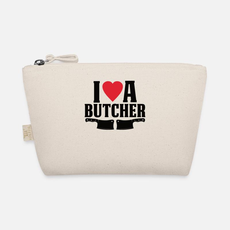 Fleischer Metzger Beruf Lustiger Spruch Geschenk Bio-Täschchen