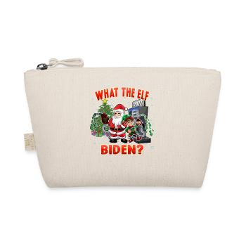 Xmas Santa and Elf What the Elf High Gas Price - Organic Pouch - nature - Front