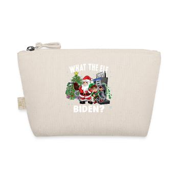 High Gas Price What the Elf Biden Christmas Funny - Organic Pouch - nature - Front