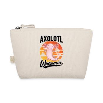 Axolotl Flüsterer Axolotl Whisperer - Organic Pouch - nature - Front