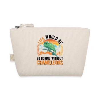 Chameleon Cadeau Caméléon - Trousse biologique - nature - Devant