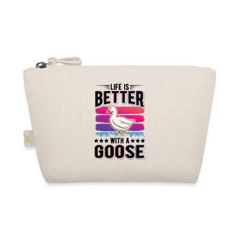 Life is better with a Goose Goose Breeder Goose - Organic Pouch - nature - Front