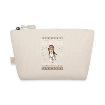 Beagle Weihnachten - Bio-Täschchen - Natur - Vorne