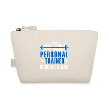 Fitness Workout Motivation Personal Trainer - Organic Pouch - nature - Front