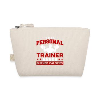 Fitness Workout Motivation Personal Trainer - Organic Pouch - nature - Front